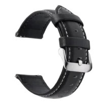 Shadow Black Leather Strap